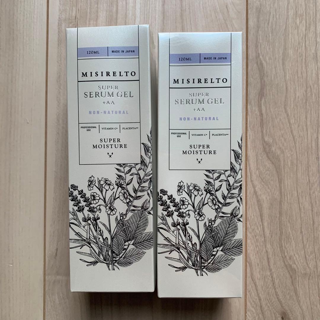 2個★ MISIRELTO スーパーセラムジェル+AA 120ml