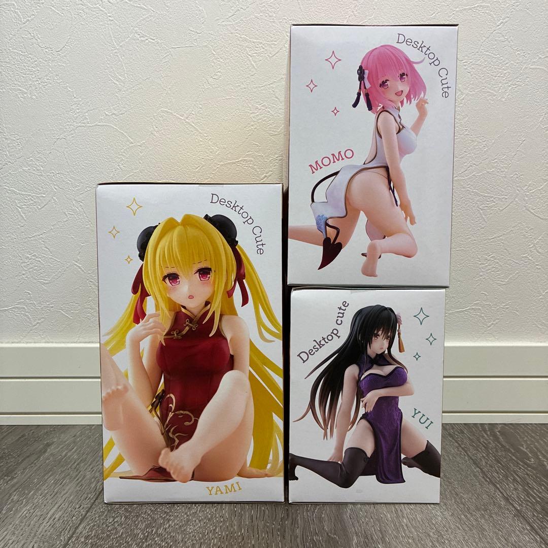 ToLOVEる】Desktop Cuteフィギュア 金色の闇＆モモ＆古手川唯 - メルカリ