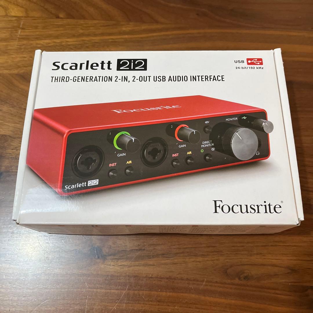 g*a様 Focusrite Scarlett 2i2 オーディオインターフェイ