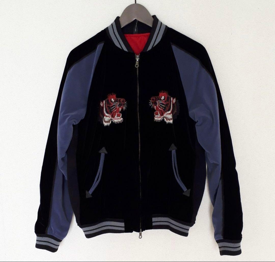 【glamb】ベロアスカジャン 虎の刺繍