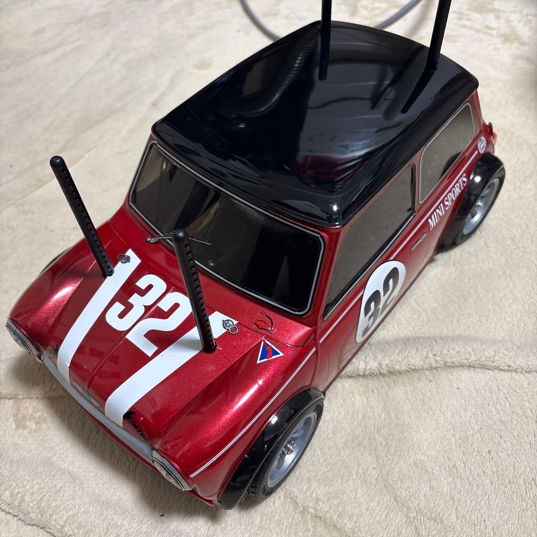 2日迄お値下げ　TAMIYA ミニクーパーレーシング　MB-01シャーシ Amazon.co.jp: タミヤ (TAMIYA) 1/10 電動RCカーシリーズ No.747 ミニ