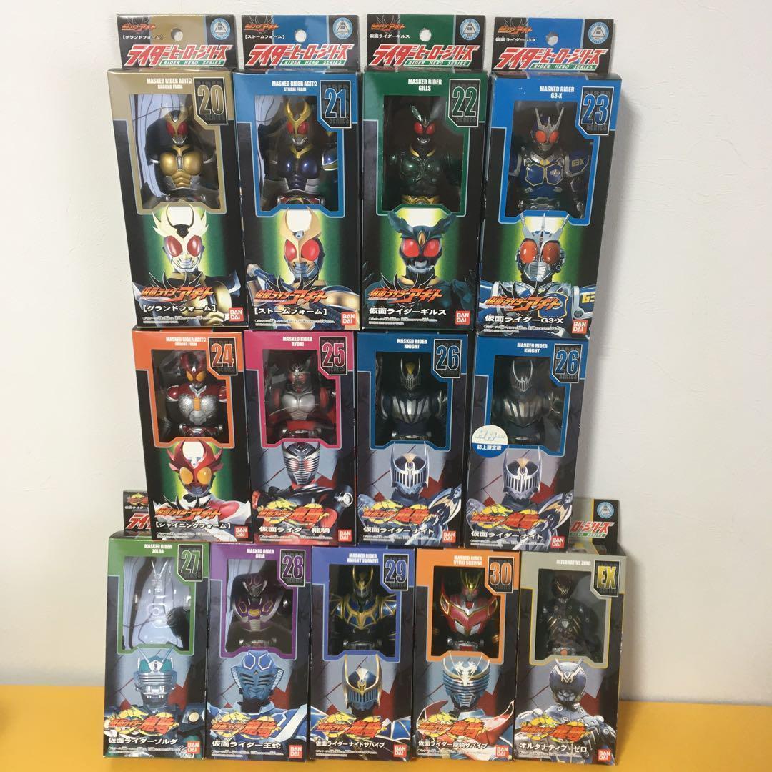 仮面ライダーアギト＆龍騎（×13箱セット）ソフビ ライダーヒーロー