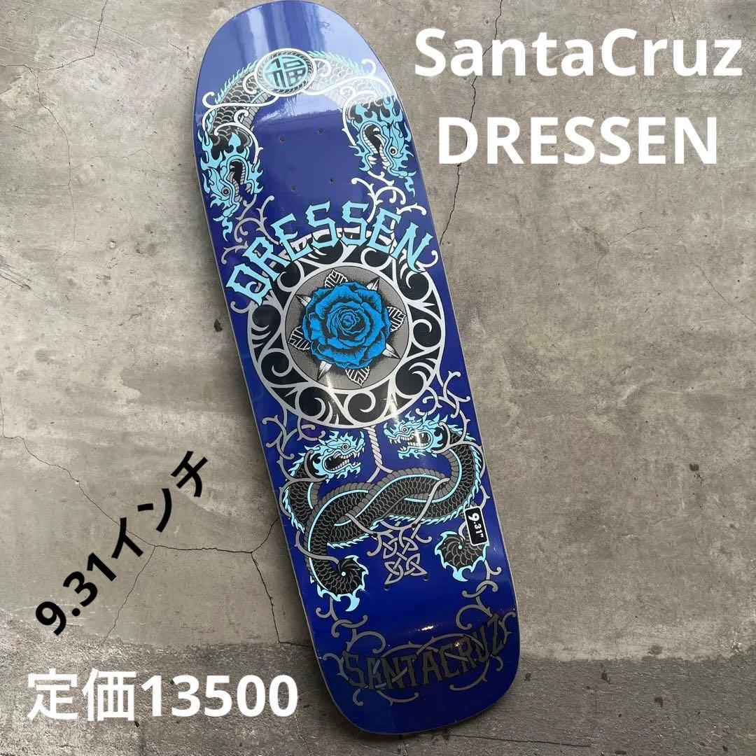 サンタクルーズ スケボーデッキ　Dressen Rose Crew 9.31