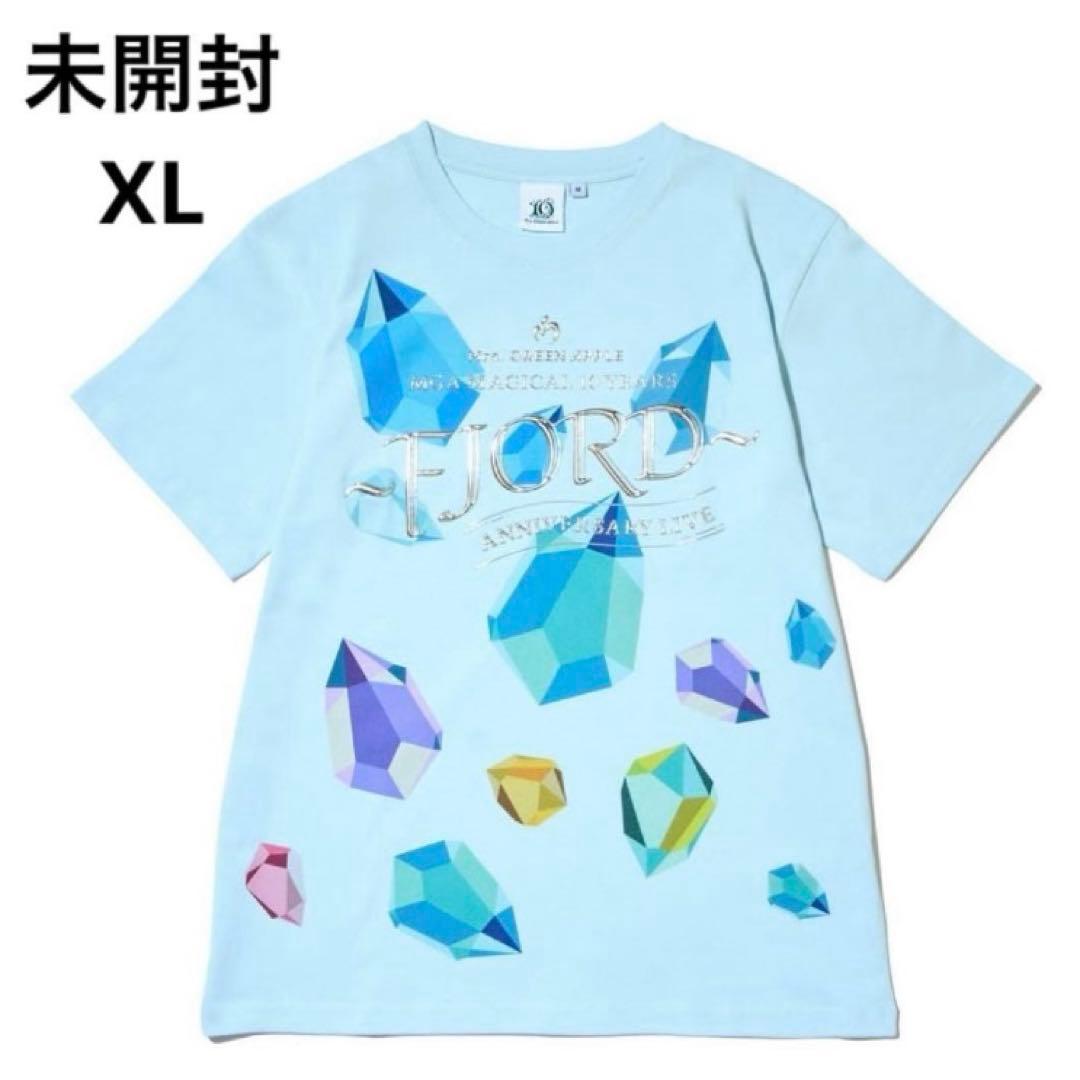 未開封 ミセス フィヨルド FJORD クリスタルTシャツ XL 映画 大森元貴 ミセス フィヨルドFJORD グリッターTシャツ XL ブラック 大森元貴Mステ