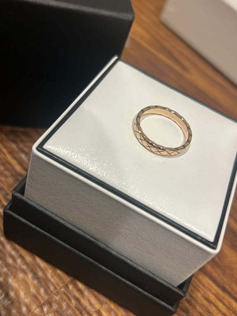 CHANEL シャネル K18PG ピンクゴールド ココクラッシュ リング　53 楽天市場】シャネル 指輪 K18ベージュゴールド ダイヤ53P(約0.44ct