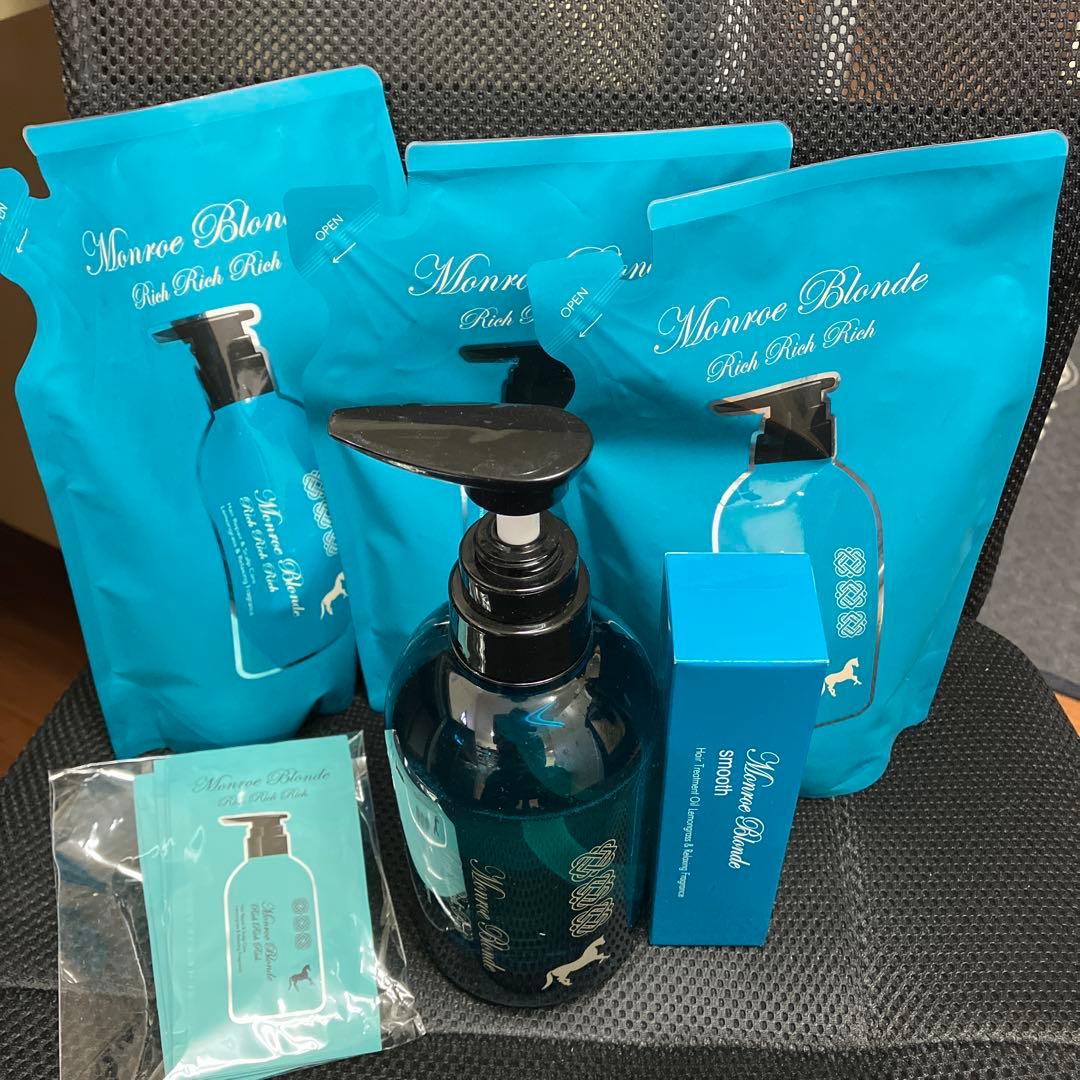 モンローブロンドRクレンズトリートメントRRRヘアリペア＆スカルプケア6点セット