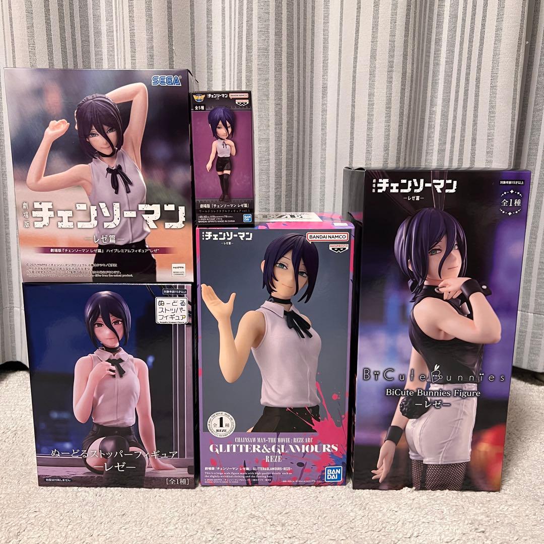 チェンソーマン　レゼ篇　レゼ　フィギュア　5体セット