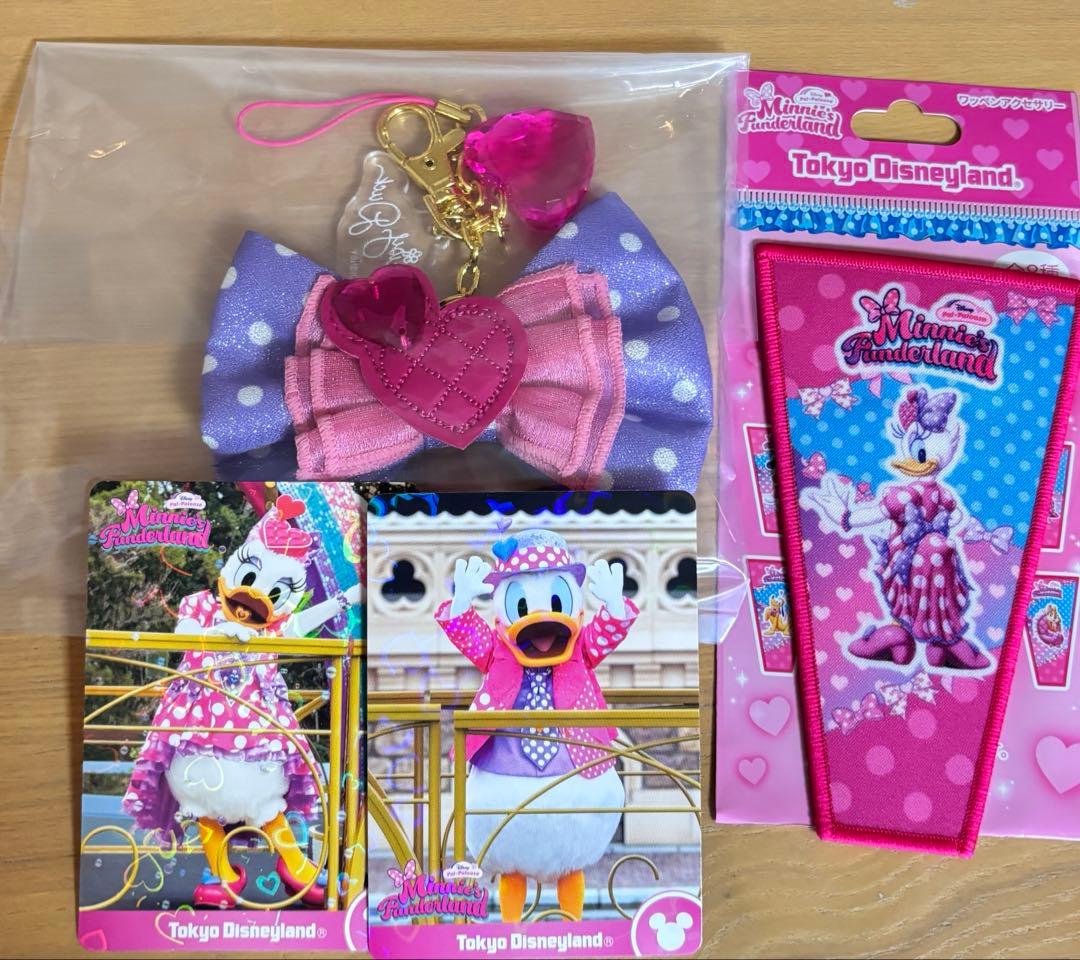 ディズニーランド パルパルーザ ミニー キーチェーン ワッペンバッジ