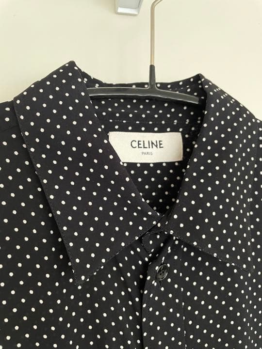 新品>CELINE/フィービー期ドットブラウス - トップス公式 ストア