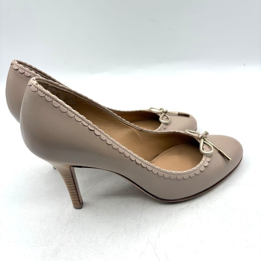 極美品✨ サルヴァトーレフェラガモ SHERRY パンプス ベージュ 【5C】