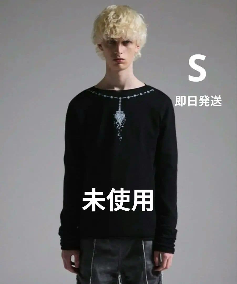 最安値 サイズS【GRANCY】Print Design Sheer Knit - メルカリ