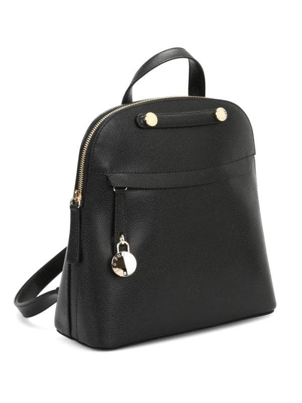FURLA バックパック Piper - 黒フルラパイパーリュック ブラック