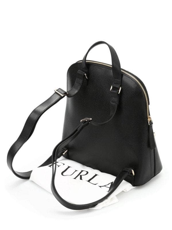 FURLA バックパック Piper - 黒フルラパイパーリュック ブラック