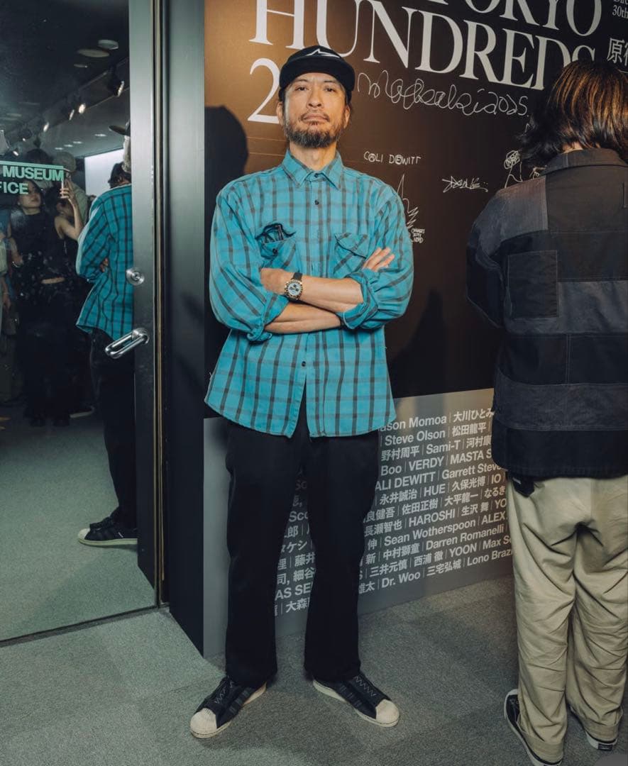 長瀬智也さん　ネルシャツ　90s XL five brother