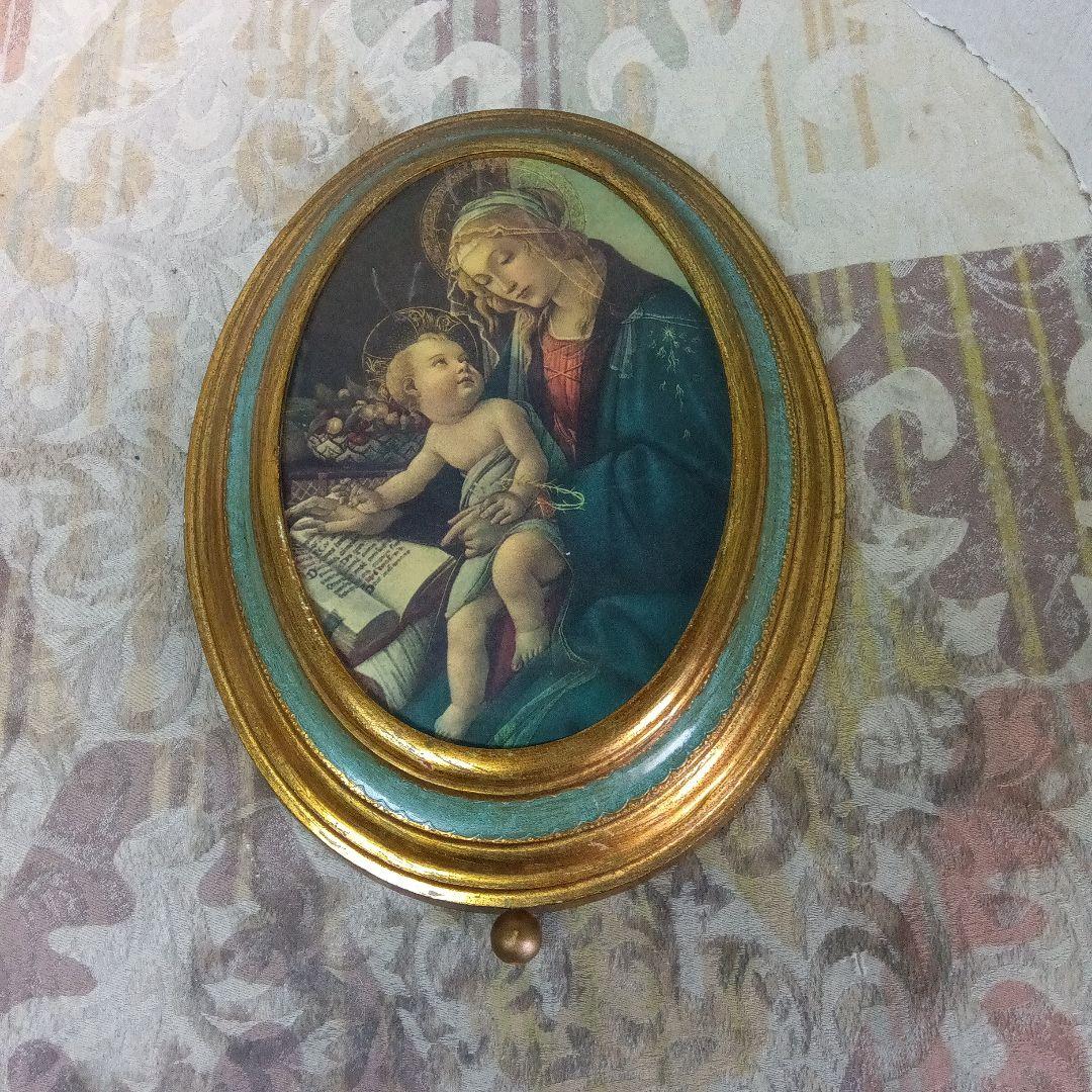 ボッティチェリ聖母子　 壁掛オルゴール ボッティチェリ 「聖母子」 [87288]のアート作品 - アフロ