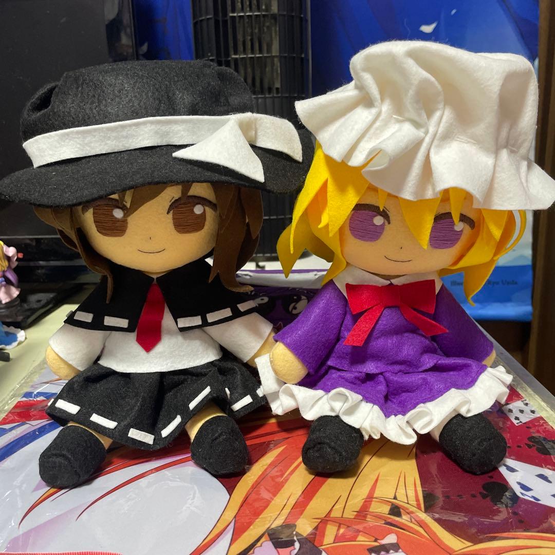 東方project 宇佐見蓮子　マエリベリー・ハーン　ぬいぐるみ　秘封倶楽部 東方Project』秘封倶楽部メンバーの宇佐見蓮子とマエリベリー・ハーン