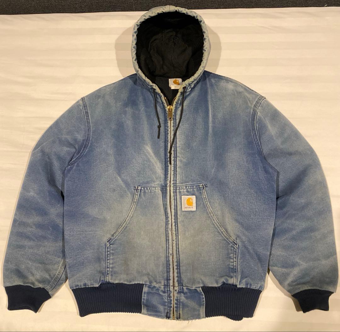 レア 90s Carhartt カーハートアクティブジャケット USA製 激レア90s USA製carhartt カーハートオレンジアクティブジャケット