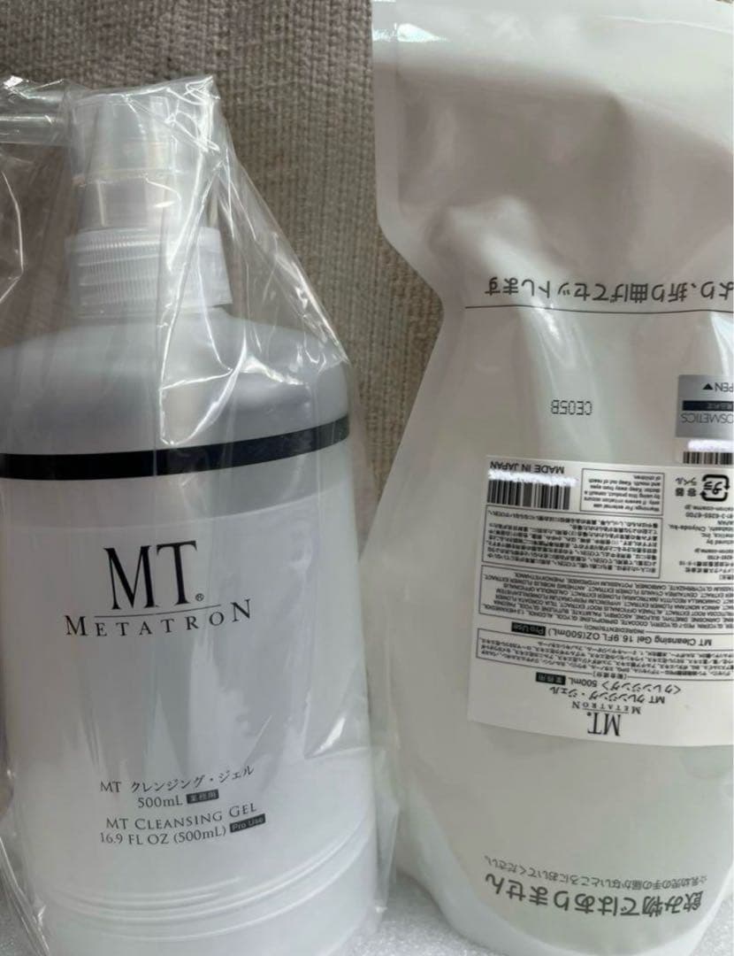 MT メタトロン　クレンジングジェル 業務用　500ml 詰め替えボトル