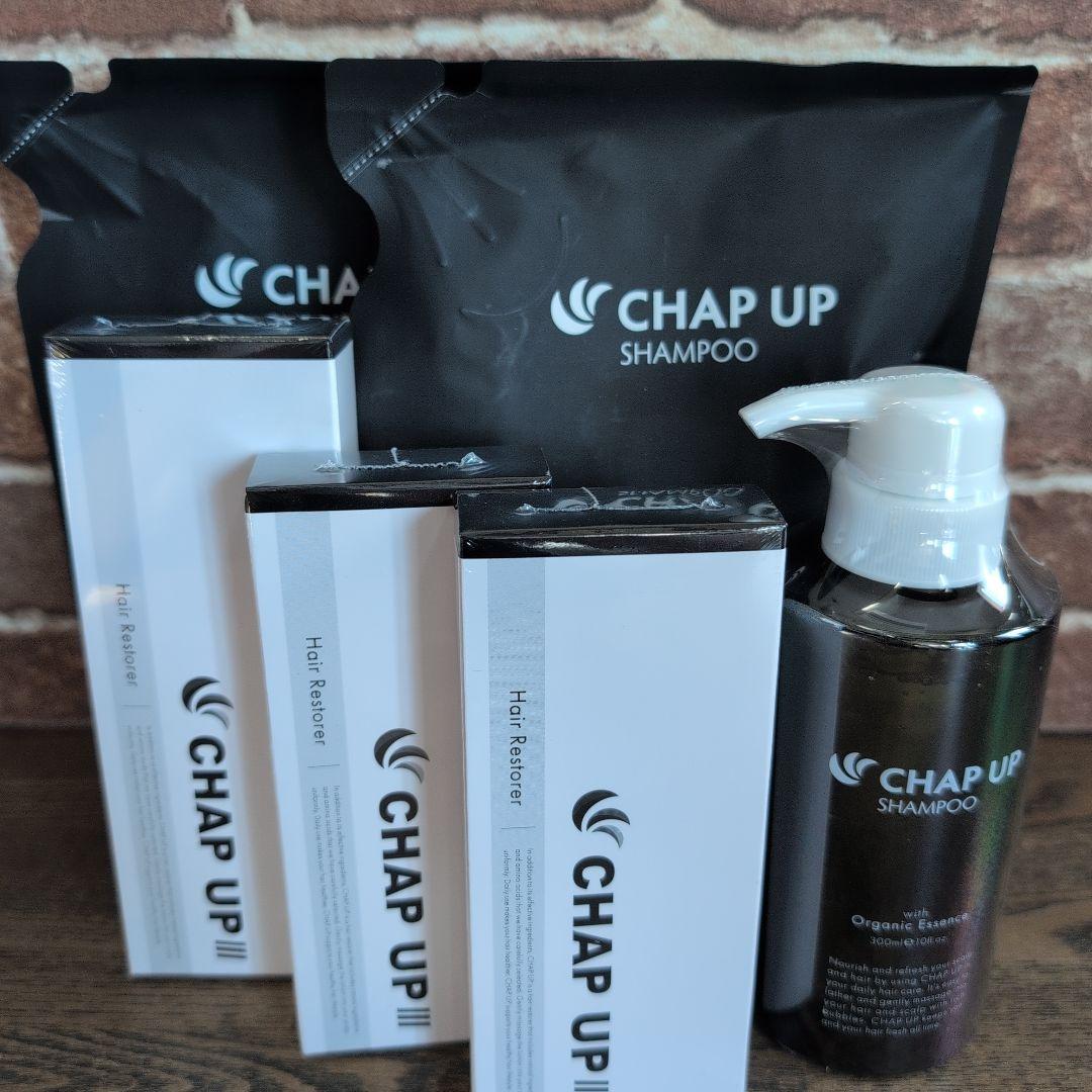 CHAP UP チャップアップ シャンプー 育毛剤セット✕3