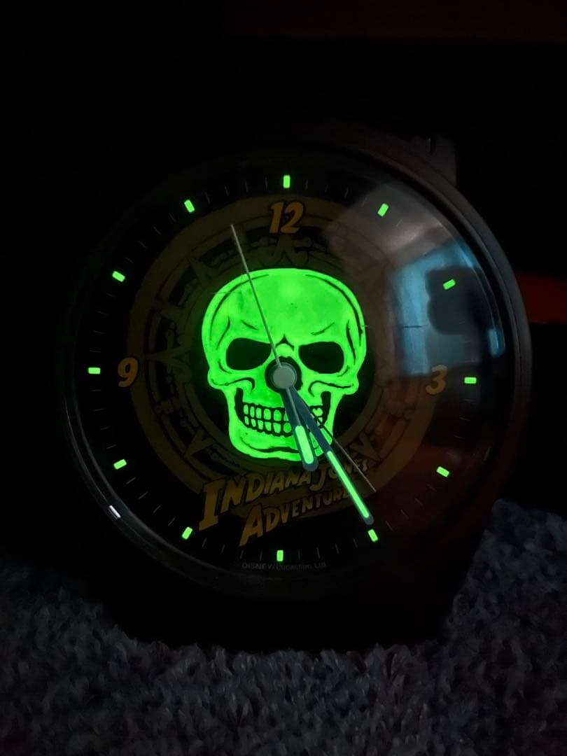 インディージョーンズアドベンチャー 置き時計　激レア