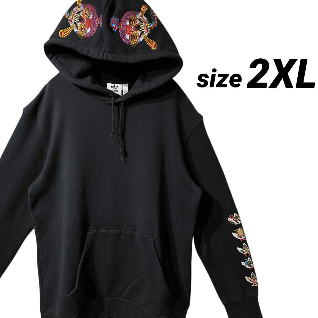 アディダス TANAAMI HERO HOODIE 田名網敬一 2XL 黒