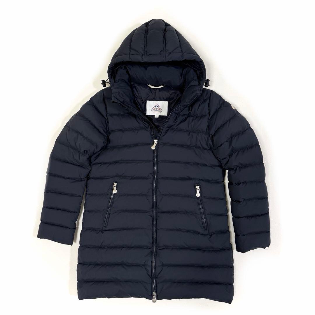 ピレネックス スプートニクロング ソフト ダウンジャケット ネイビー M