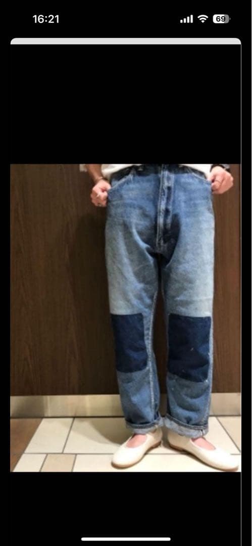 orSlow × BEAMS BOY モンローパンツ 701 パッチワーク