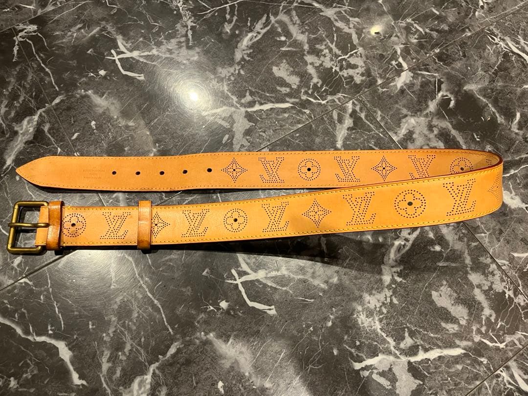 てっぺい ルイヴィトン ベルト マヒナ サンチュール パンチング