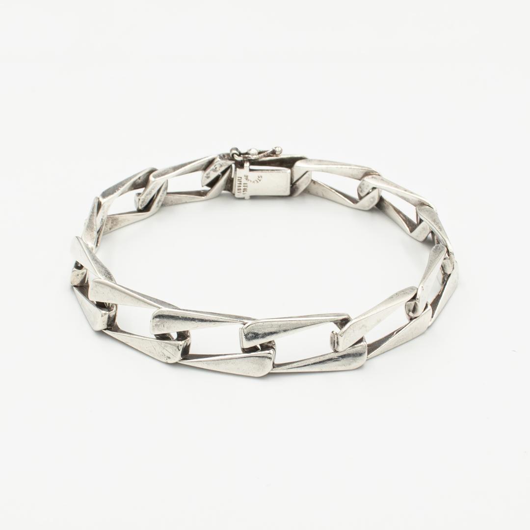 ヴィンテージ ティファニー カーブリンク ブレスレット 21.8cm 70年代