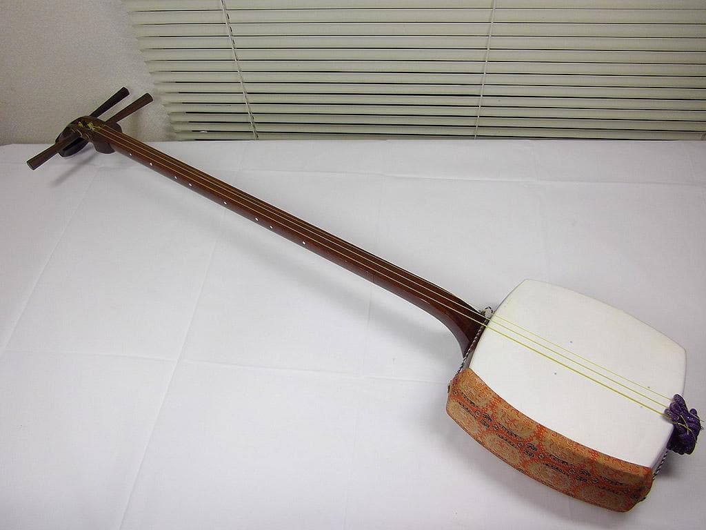 三味線　猫皮　破れなし