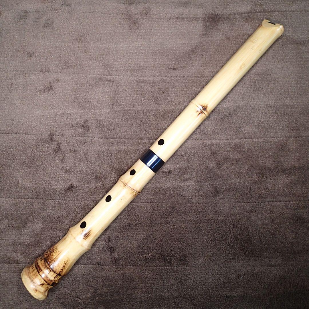 尺八 ワダ楽器 蝴蝶 高級合竹曲管 一尺八寸管