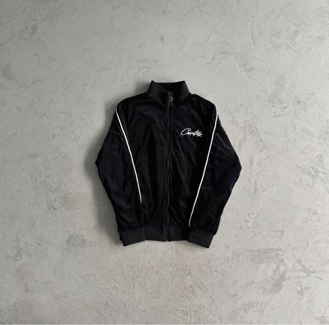 Corteiz ベロア セットアップ ブラック - メルカリ