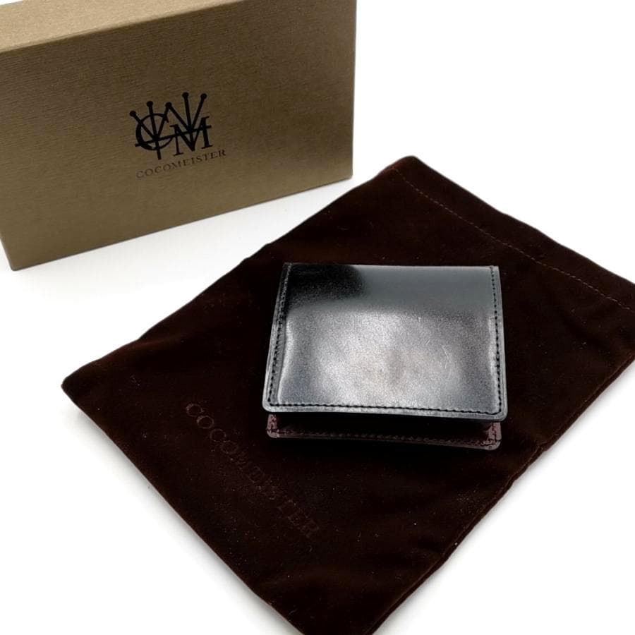 ココマイスター ケース ボックス型 レザー 黒 11-25122514