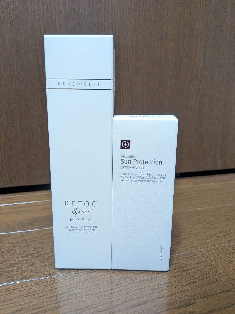 ルネセル化粧品　リトックマスク・サンプロテクション　２点セット