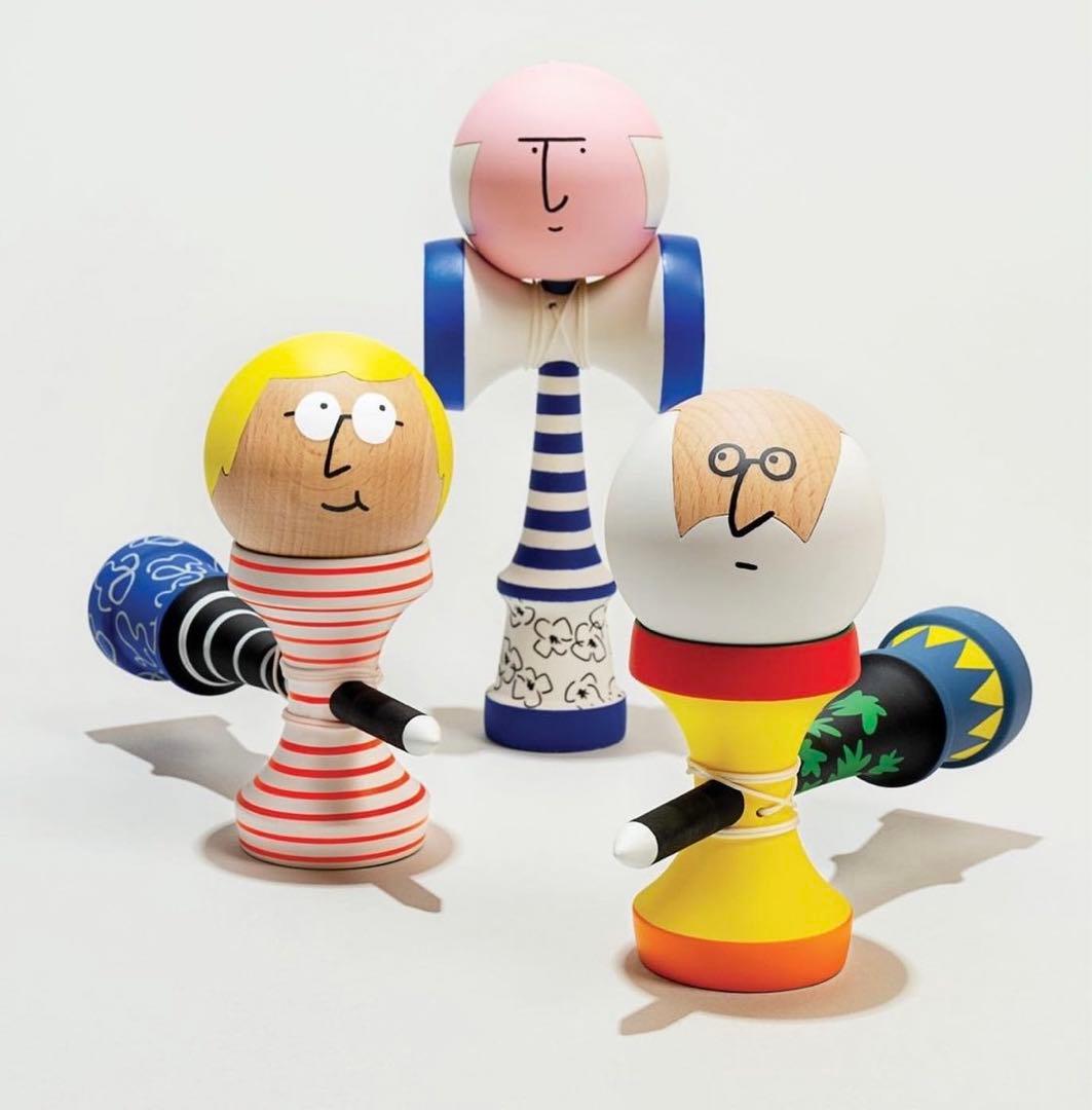 ふとんとん　長場雄 YU NAGABA けん玉 3体セット