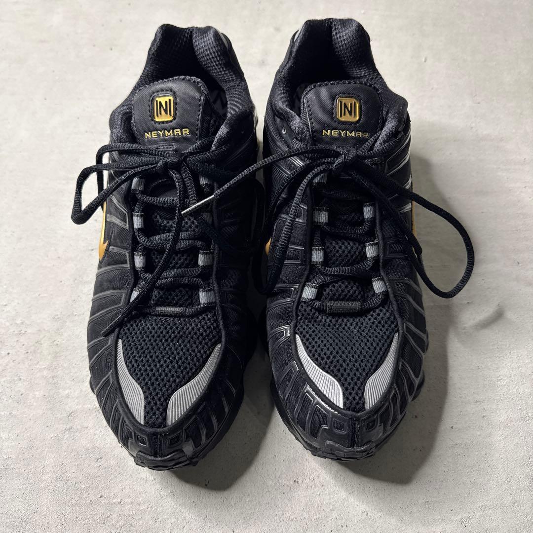nike shox tl neymar ネイマール ショックス ブラック 黒 金 - メルカリ