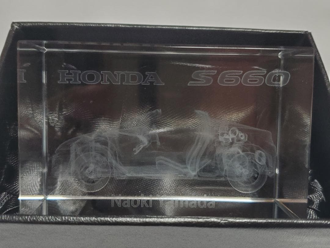ニ*ク様 ☆★　ホンダ太陽製作　予約新車購入者　S660 3Dクリスタル　★☆