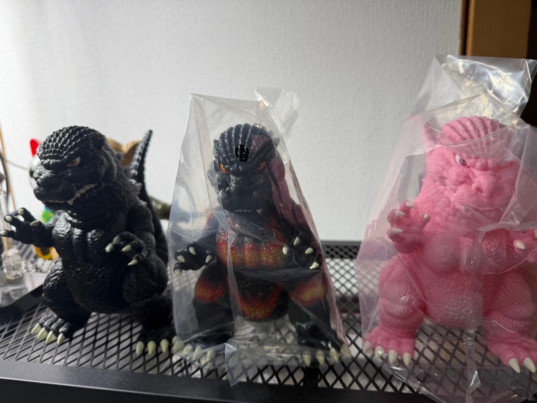 ファンタジートイズ　ゴジラ　ソフビ　3体セット
