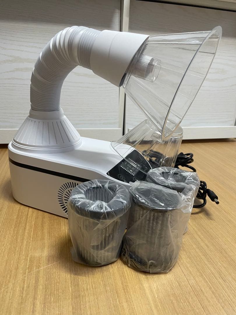 セール中❗️ネイル集塵機 フレキシブルホース付き ※別売フィルター付けます！