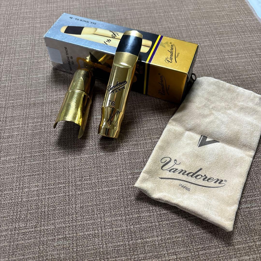 テナーサックス用メタル バンドレン V16 T6Vandoren V16 Ebonite L