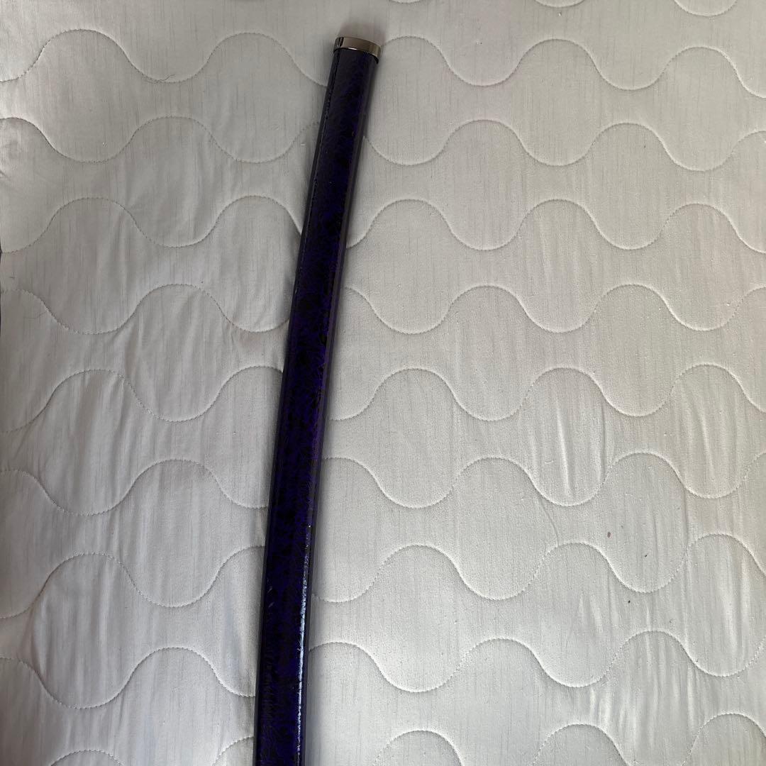 模造刀 紫色 鱗模様付き