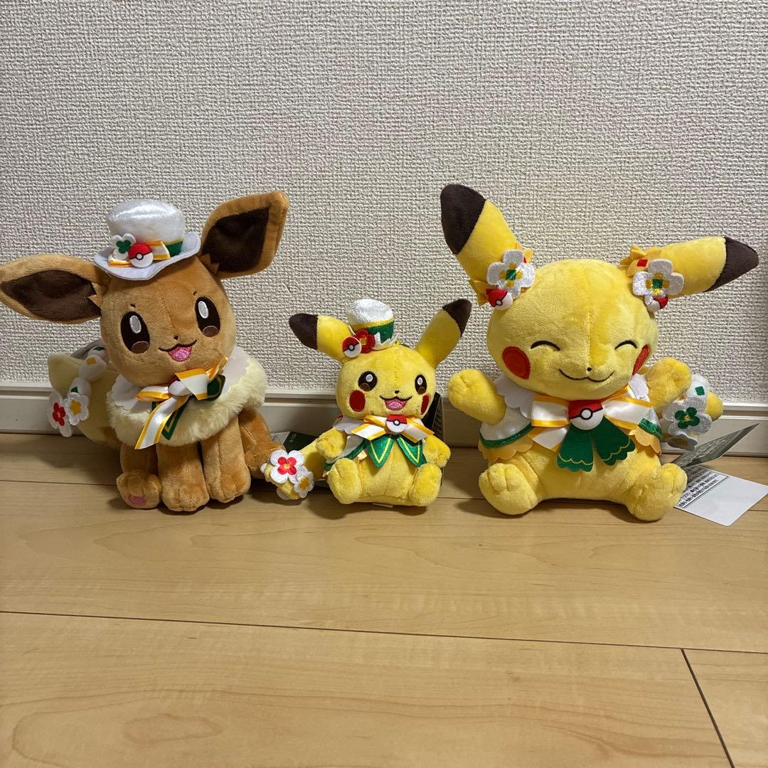 【早い者勝ち】ポケパークカントー ぬいぐるみ マスコットセット