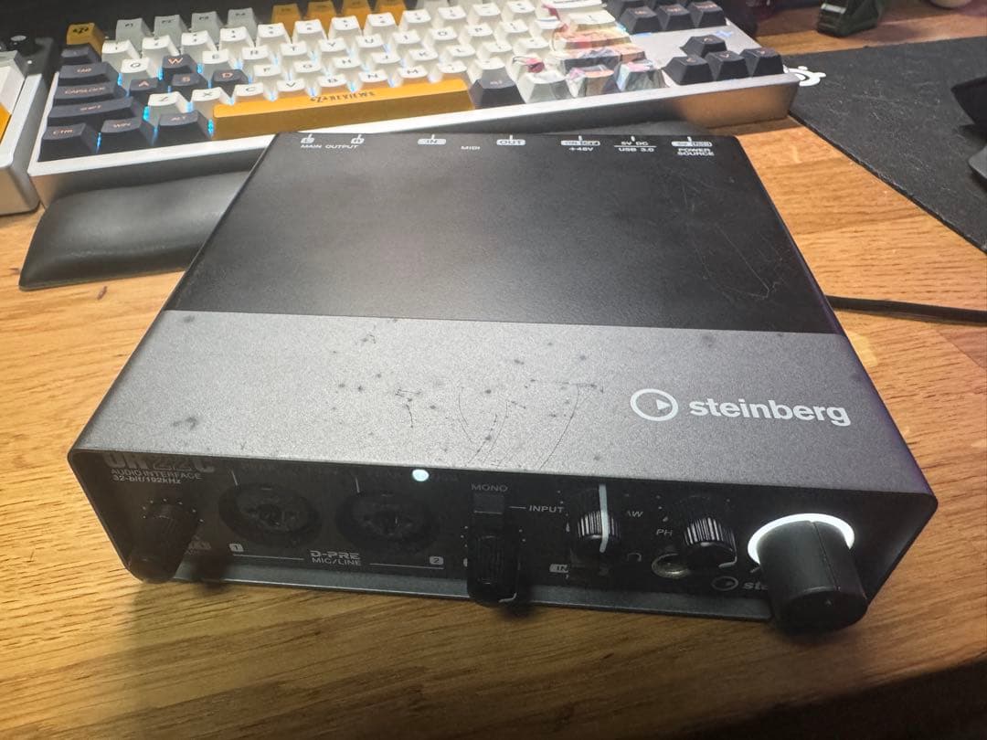 steinberg UR22C　オーディオインターフェイス