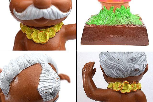 1970's ユナイテッド航空 メネフネ ビンテージ 貯金箱 ハワイ 所