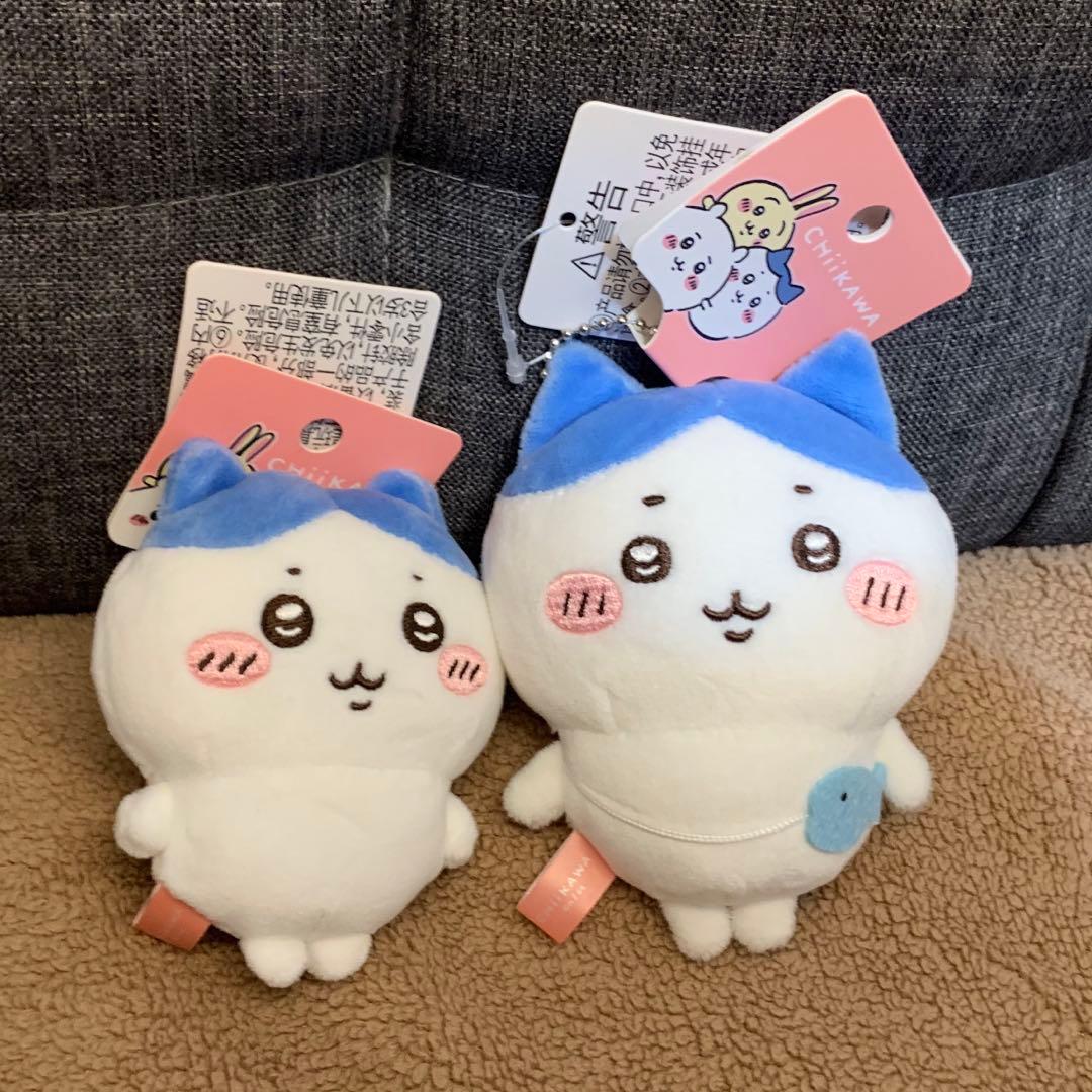 ちいかわ 中国限定 MINISO 名創優品 マスコット ハチワレ 2点セット