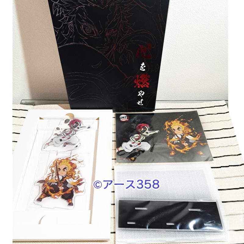 鬼滅の刃　無限列車　心を燃やせ　煉獄杏寿郎　猗窩座　アクリルスタンド 楽天市場】【新品】鬼滅の刃 無限列車編 第三弾キービジュアルアクリル