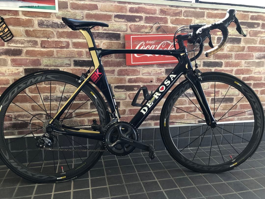D*A様 DE ROSA ロードバイク 黒/金