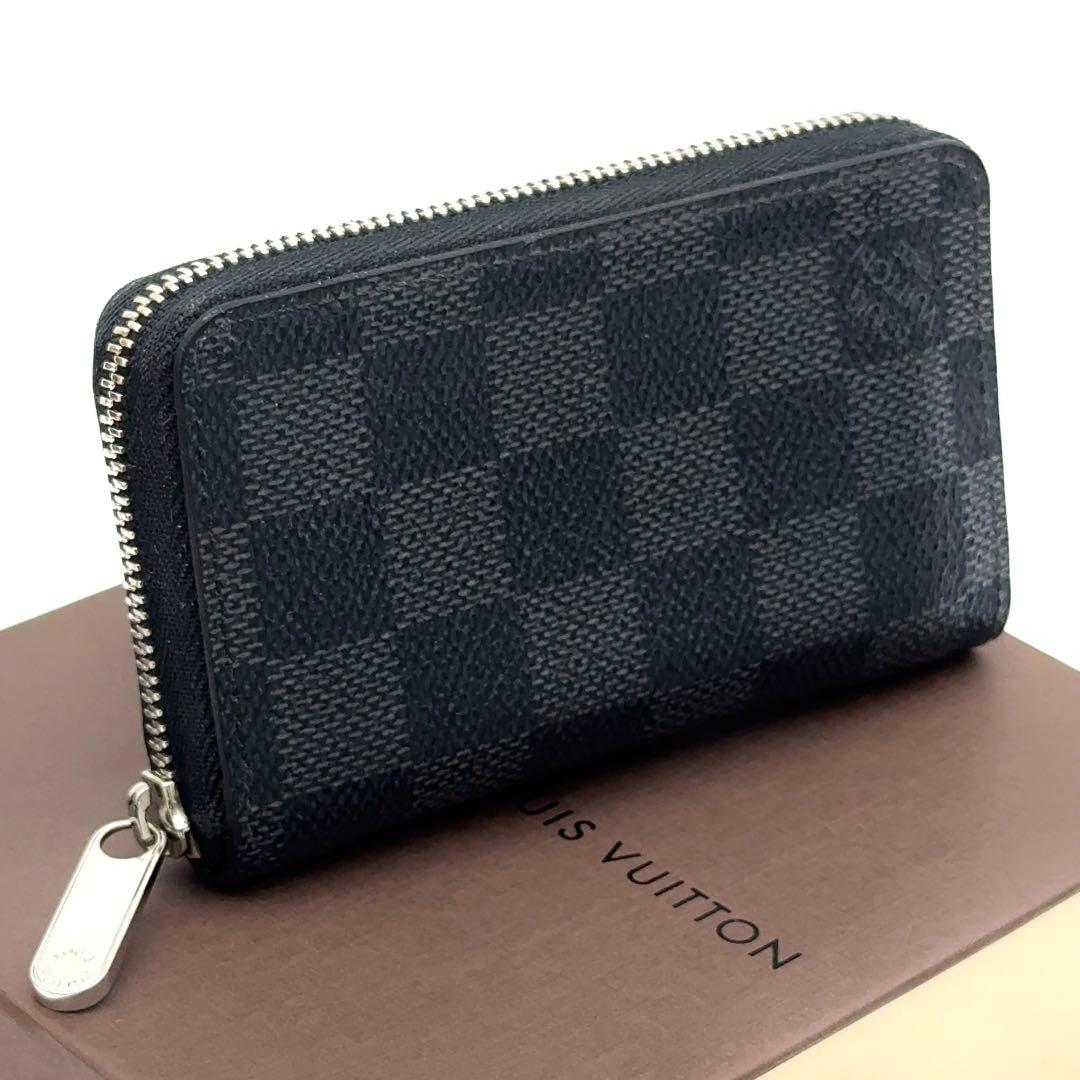 最高級美品】ルイヴィトン ダミエグラフィット ジッピーパース ケース