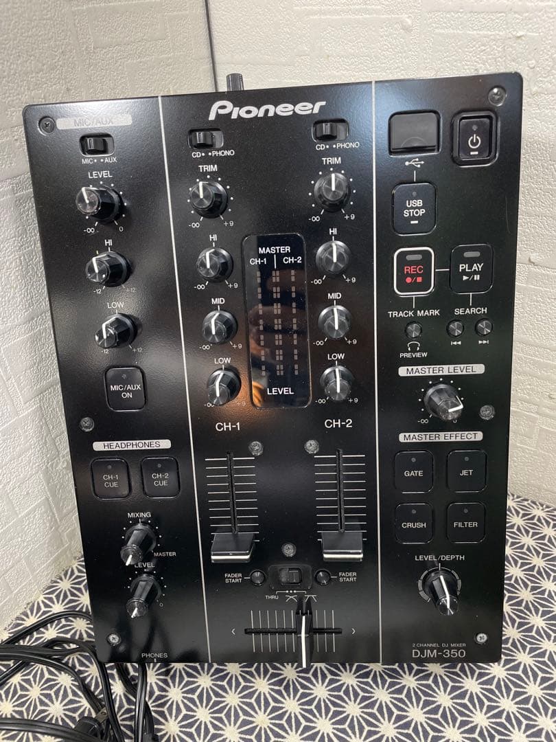 pioneer dj パイオニア　DJM-350 メンテナンス　　電源コード