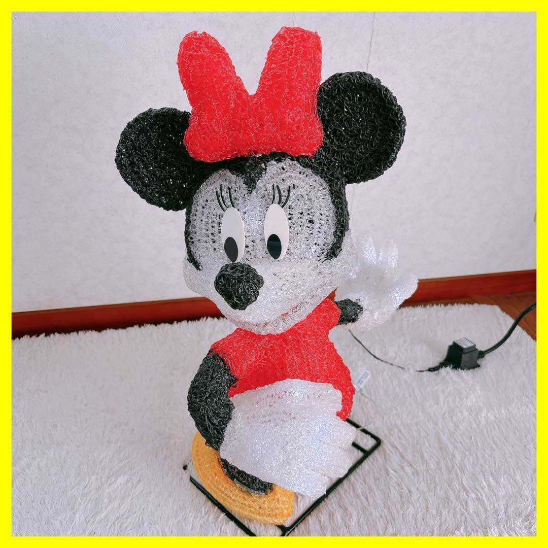 激レア 廃番】ミニー　マウス 3D イルミネーション ライト 照明 ディズニー
